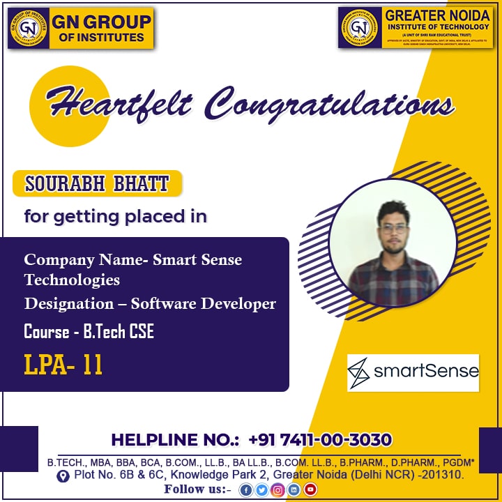 Placed Students - GN Group Greater Noida